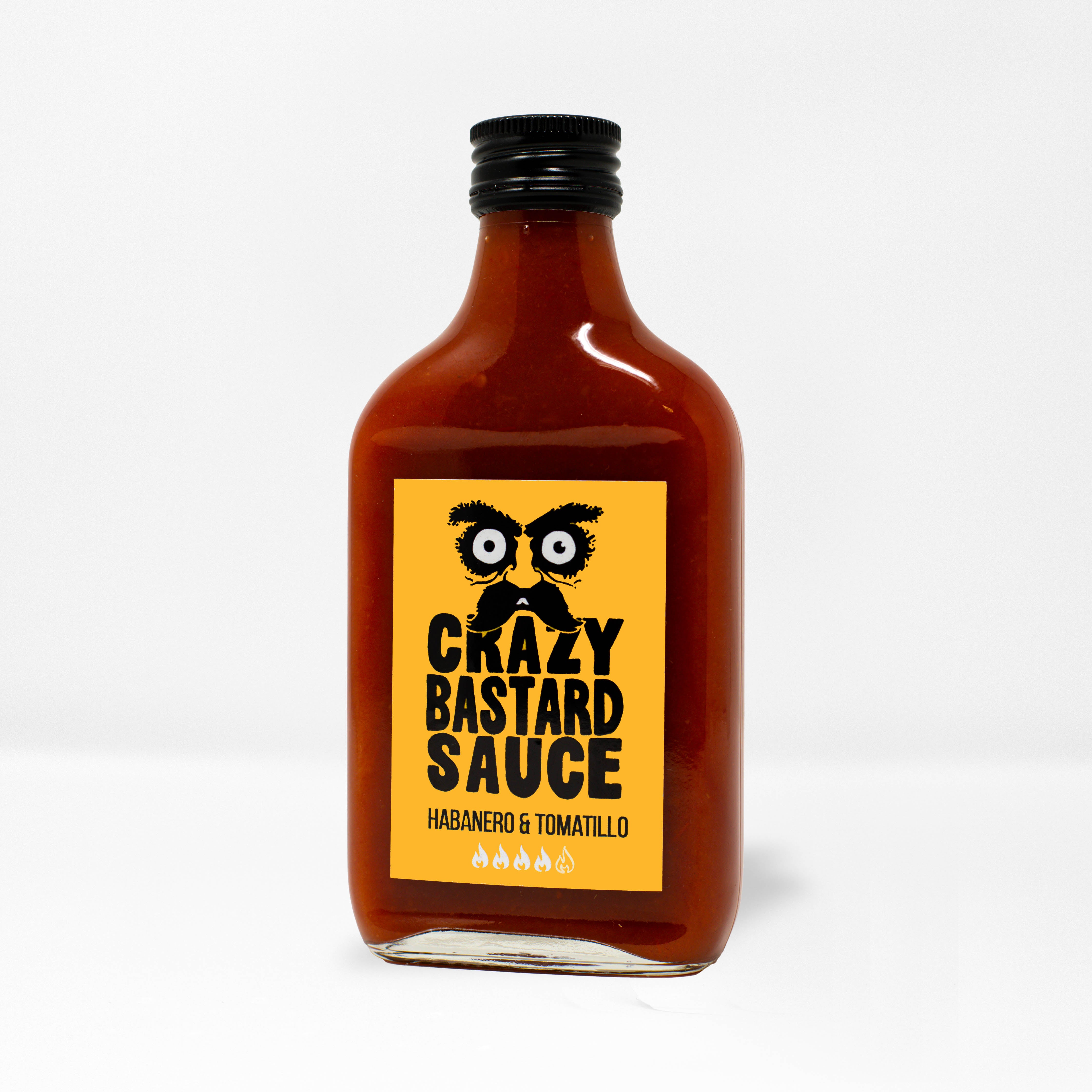 crazy-bastard-habanero-tomatillo-hot-sauce-100-ml-scharf image 3