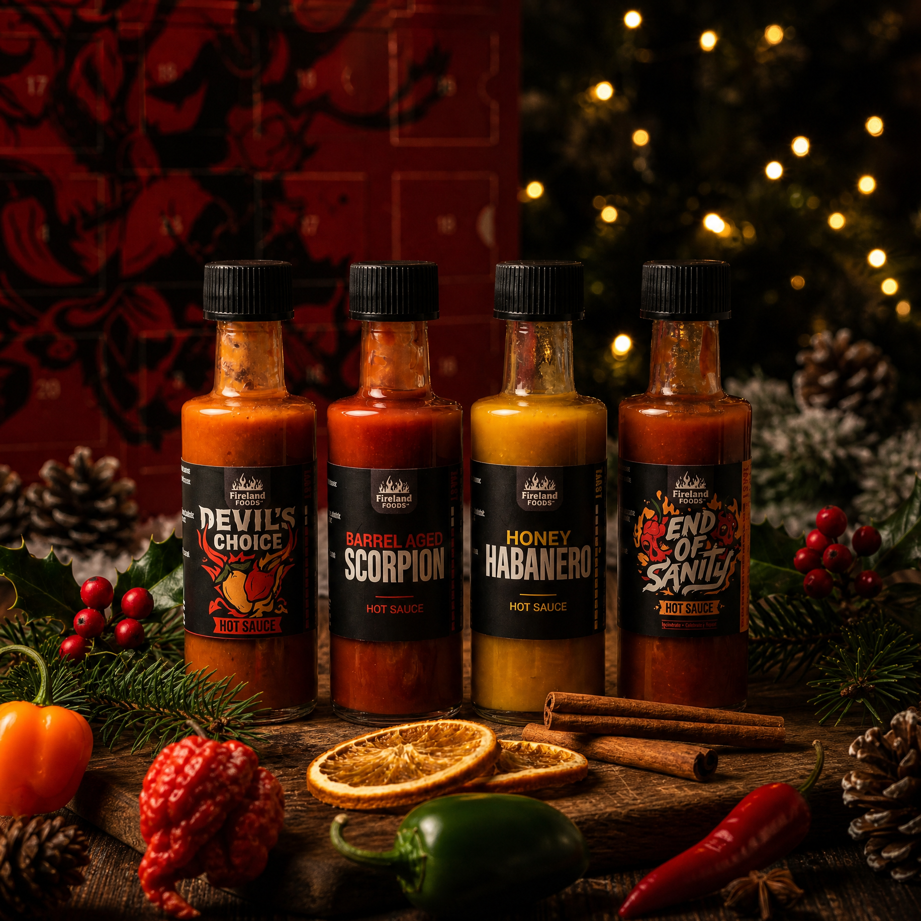 fireland-adventkalender-chilisaucen-hot-sauce-set-24x40ml-scharf image 3