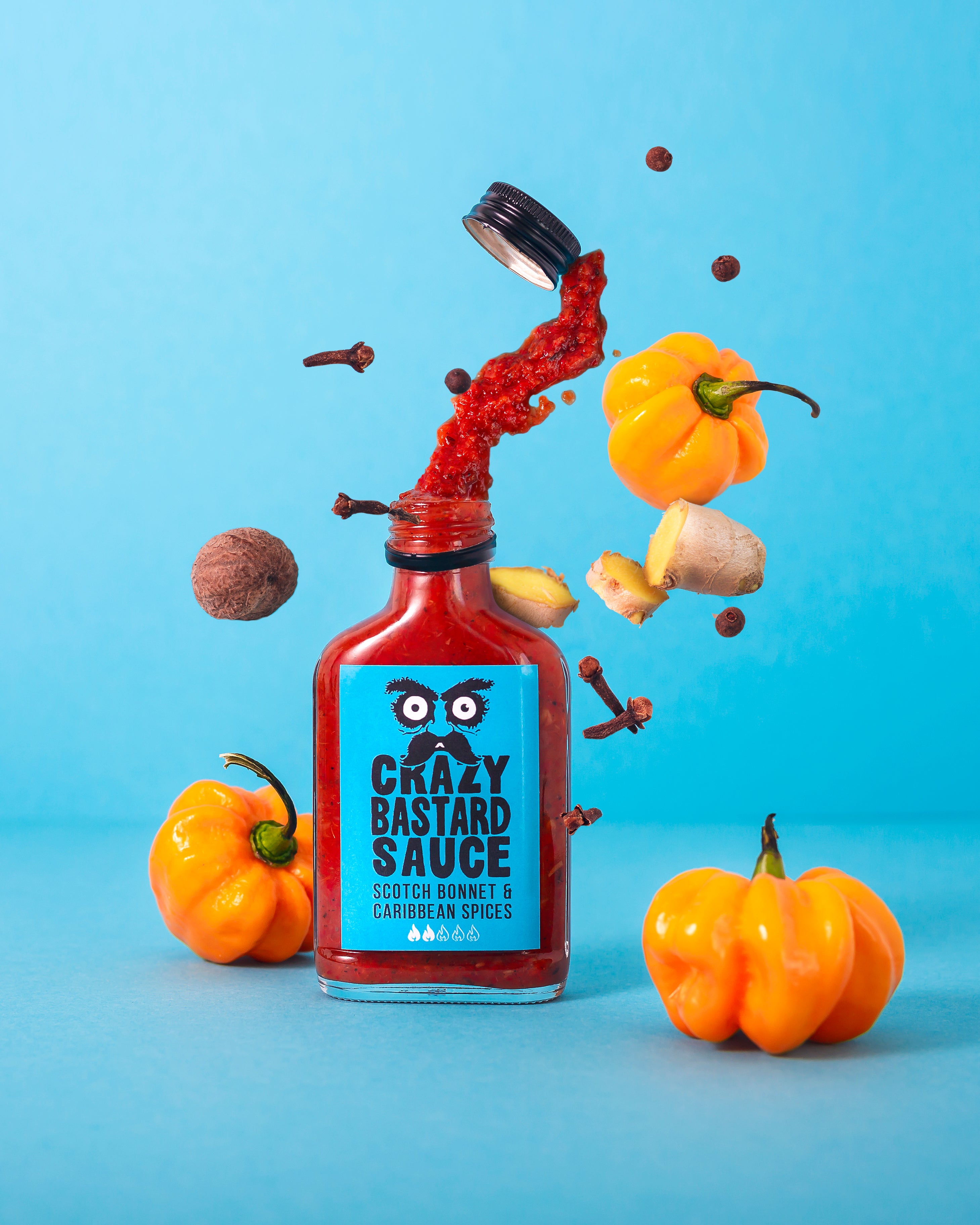 crazy-bastard-scotch-bonnet-chilisauce-100-ml-mittelscharf image 6