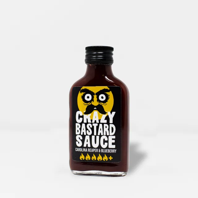 crazy-bastard-carolina-reaper-blaubeere-hot-sauce-100-ml image 1