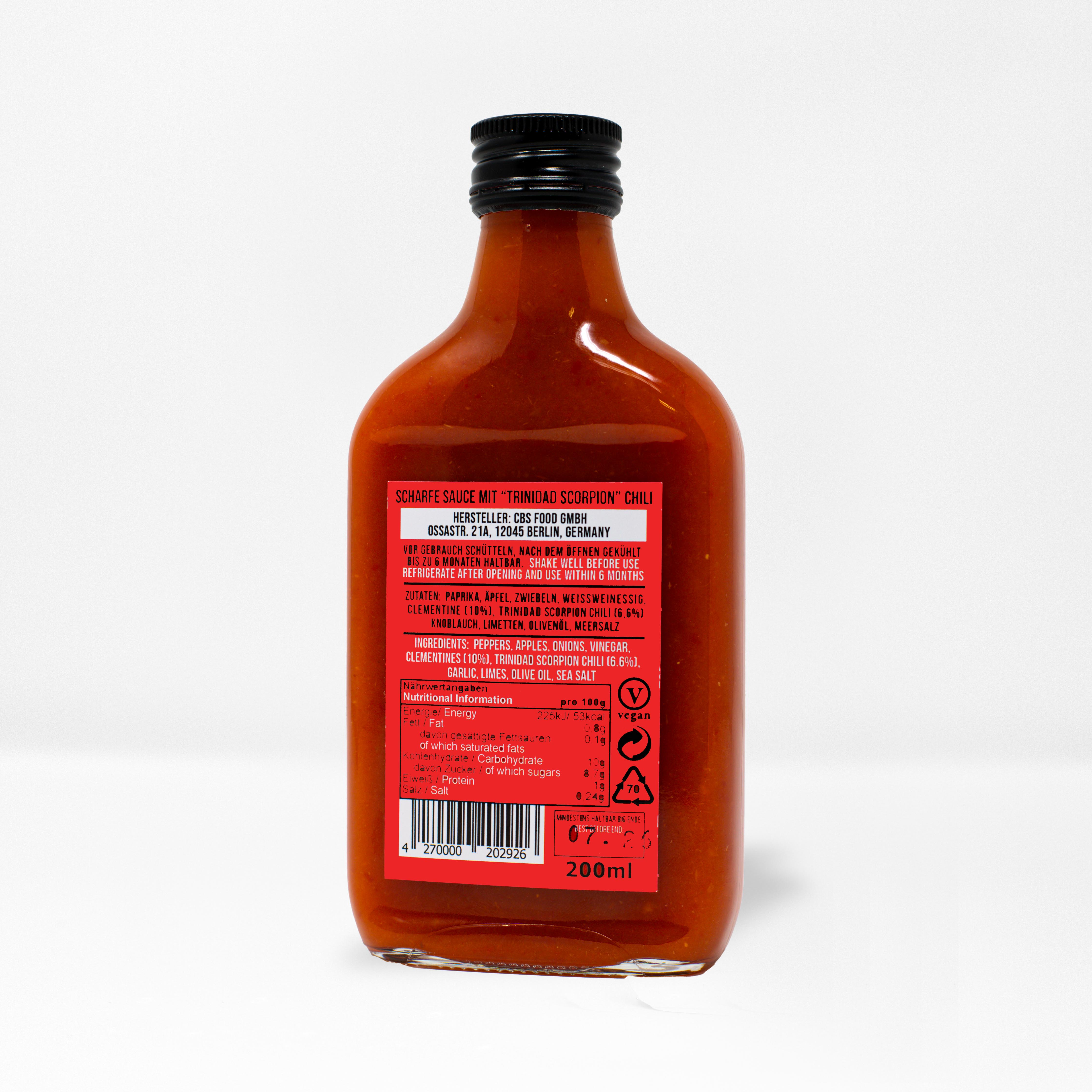 crazy-bastard-trinidad-scorpion-chilisauce-100-ml-sehr-scharf image 4