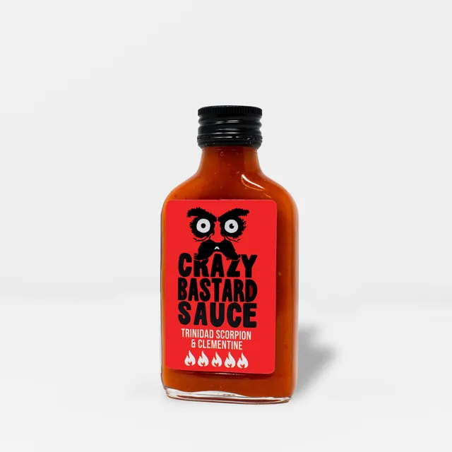 crazy-bastard-trinidad-scorpion-chilisauce-100-ml-sehr-scharf image 1