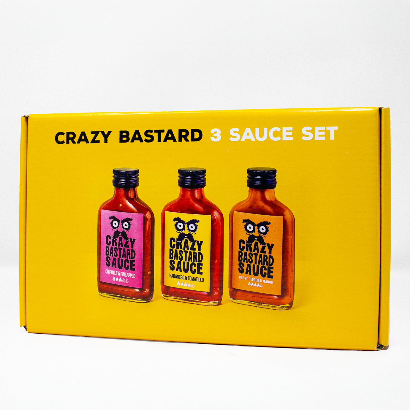 crazy-bastard-bestseller-box-hot-sauce-set-3er-geschenkset image 1
