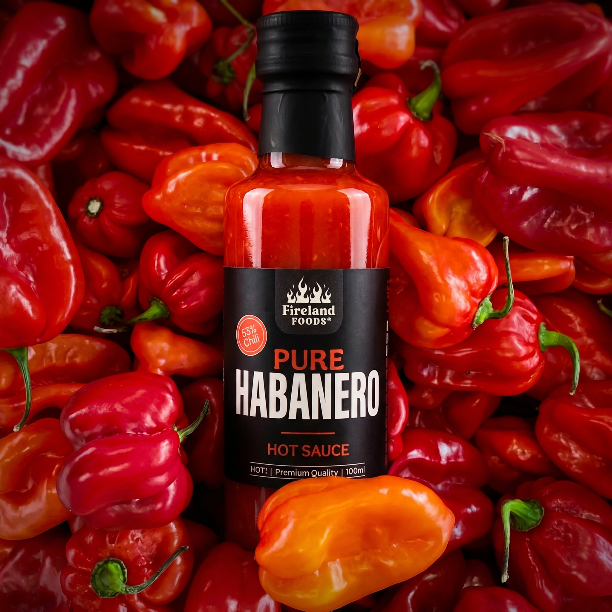 fireland-foods-pure-habanero-hot-sauce-100ml-fruchtig image 2