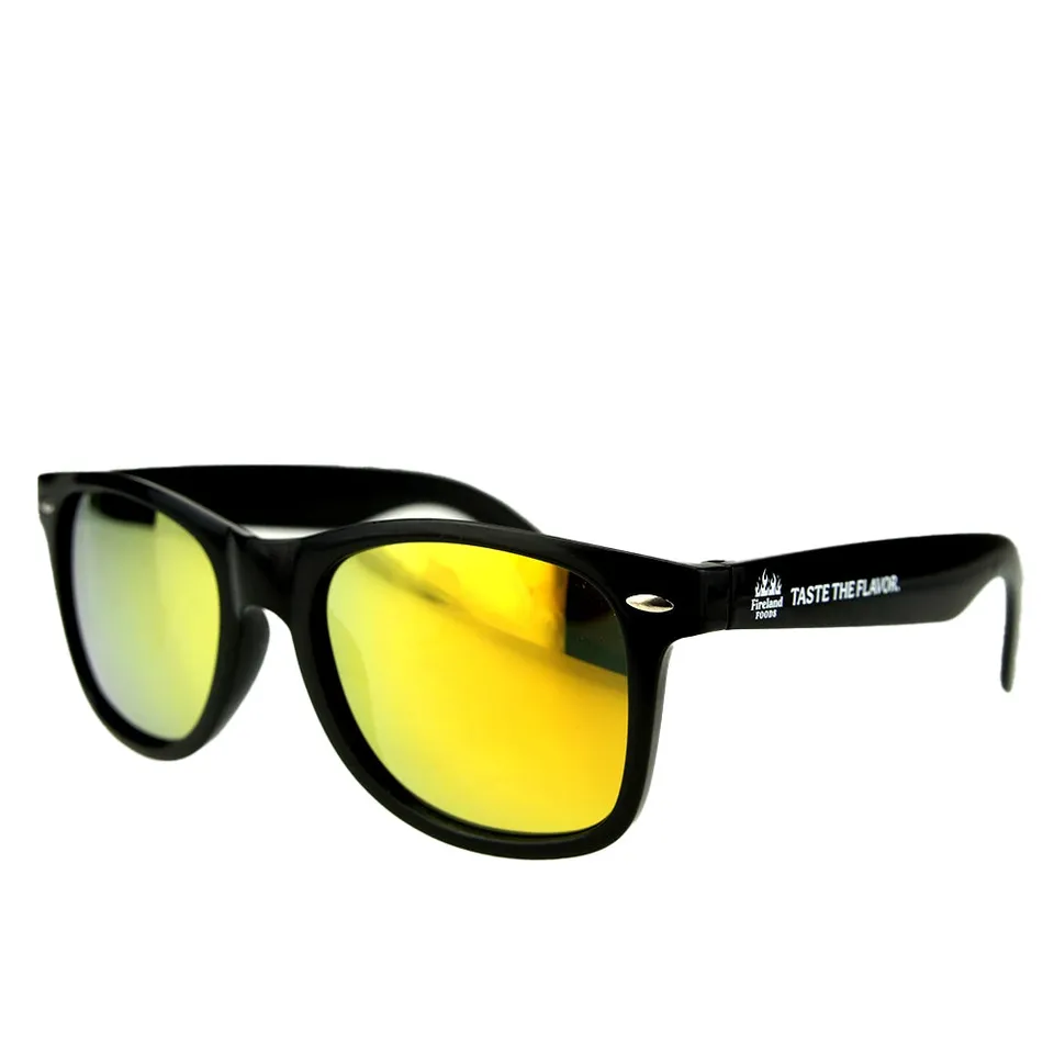 fireland-zubeh-r-sonnenbrille-verspiegelt-schwarz-gelb-uv400 image 1