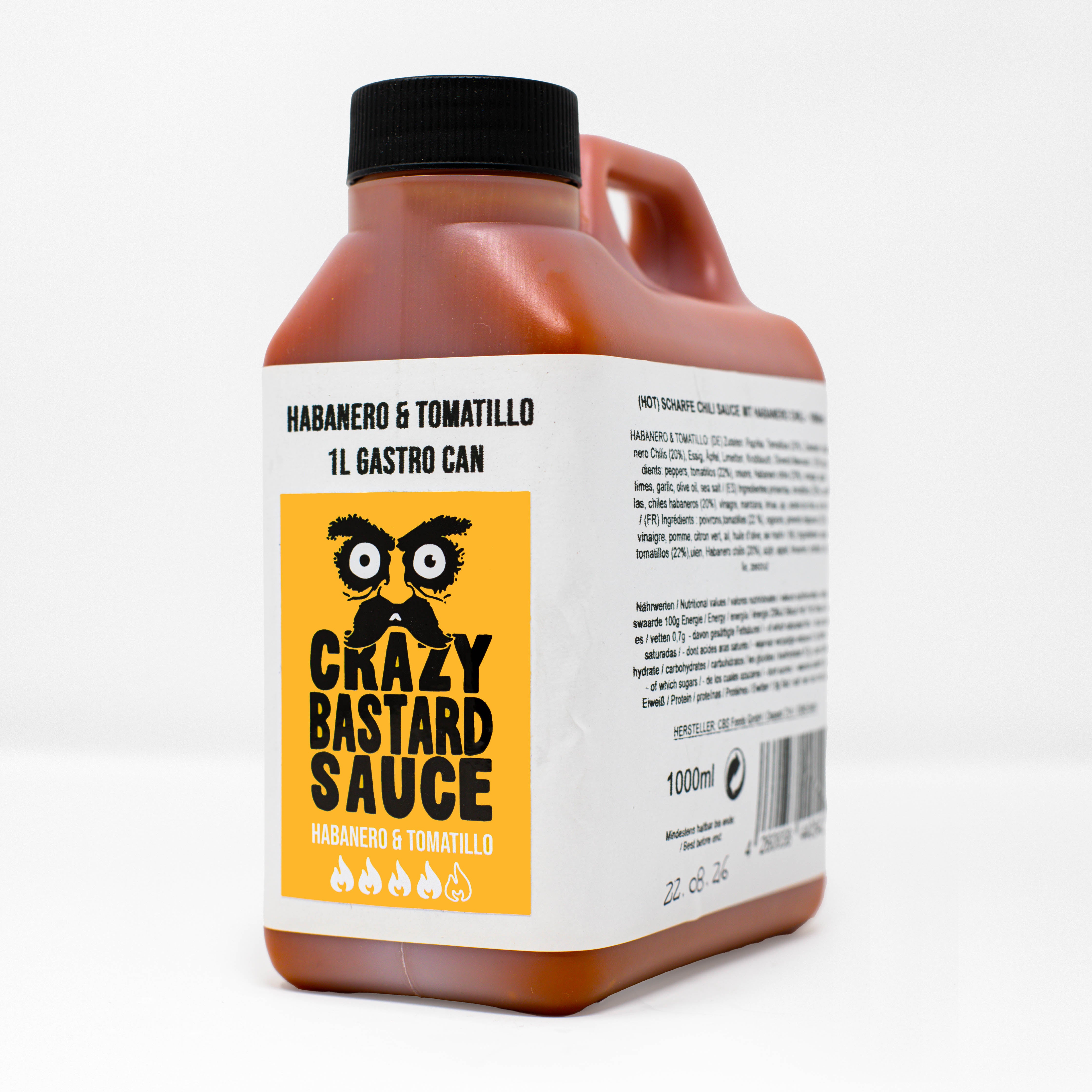 crazy-bastard-habanero-tomatillo-hot-sauce-100-ml-scharf image 4