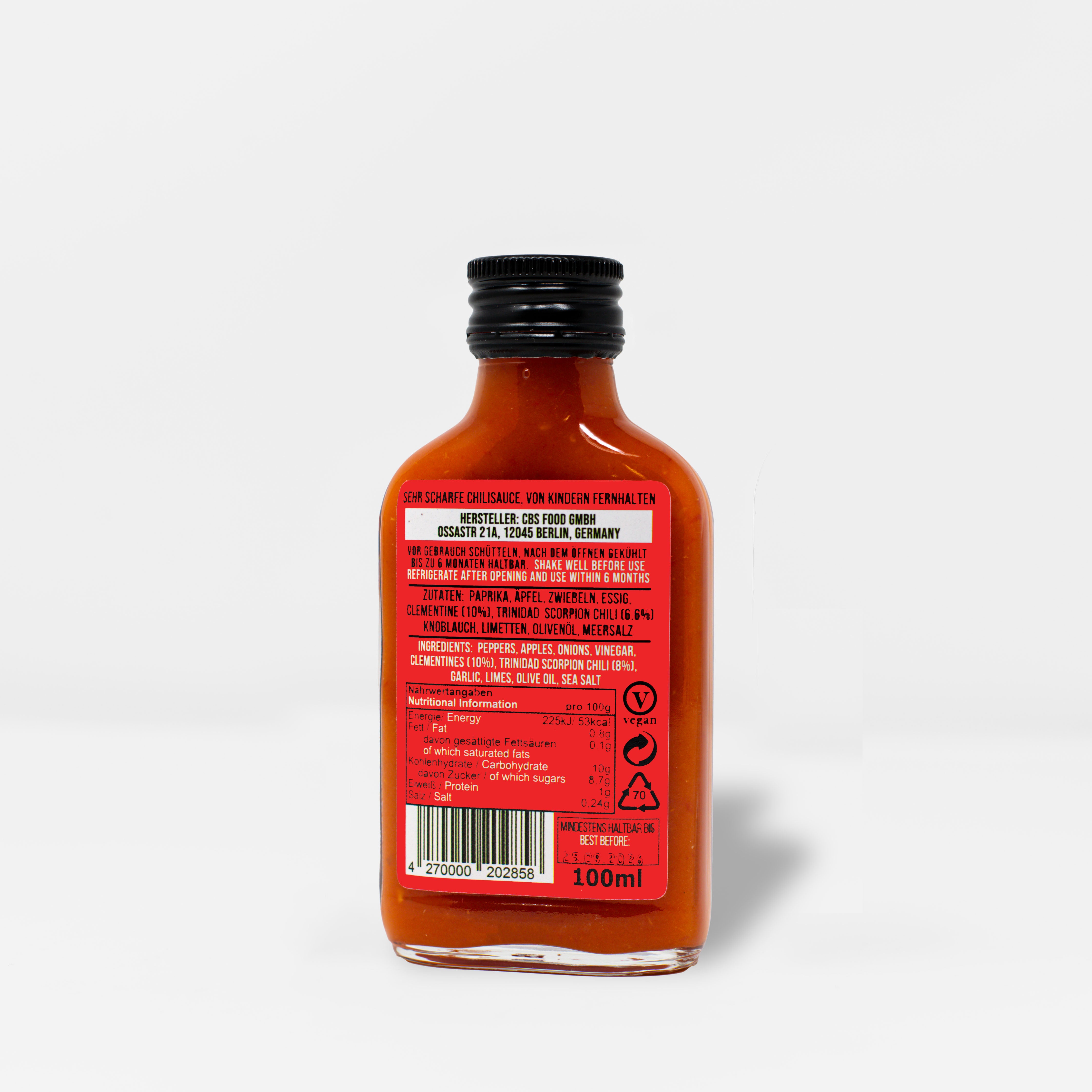 crazy-bastard-trinidad-scorpion-chilisauce-100-ml-sehr-scharf image 2