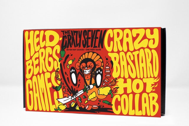 crazy-bastard-the-crazy-seven-hot-sauce-set-7x100ml-mit-spiel image 1