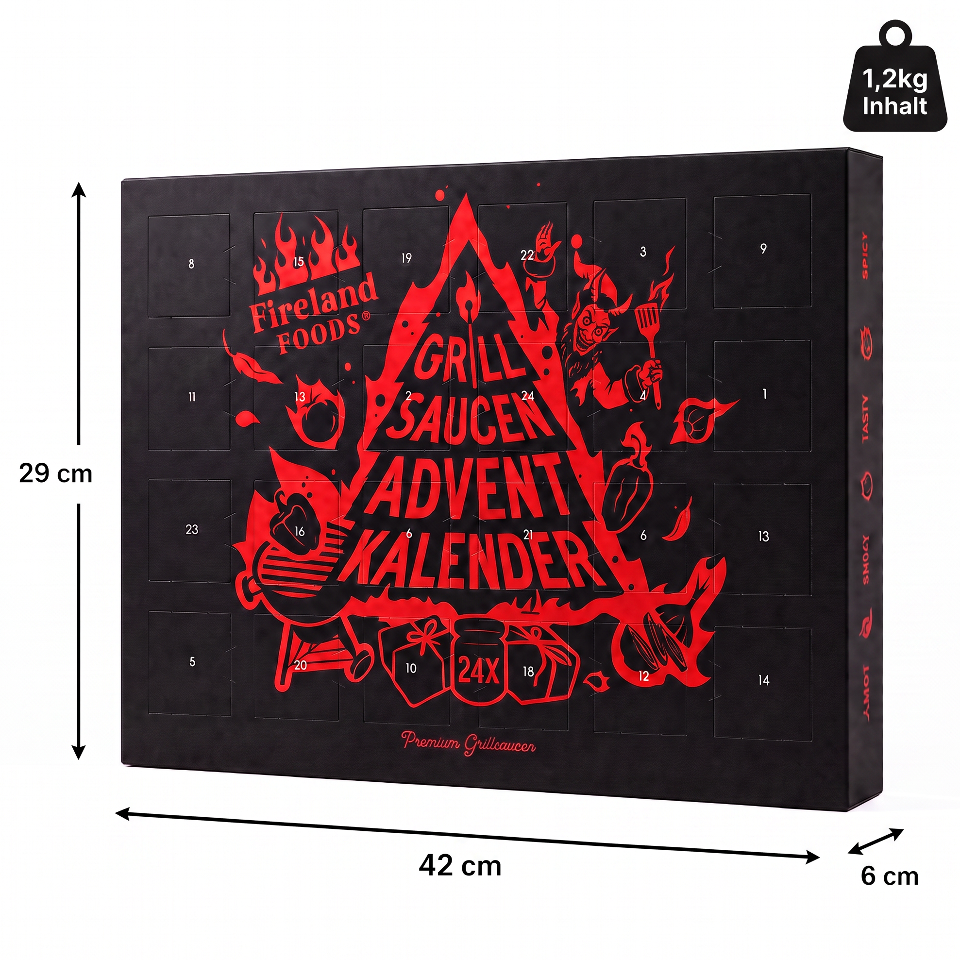 fireland-foods-bbq-adventkalender-1-2kg-24-saucen-geschenk image 4
