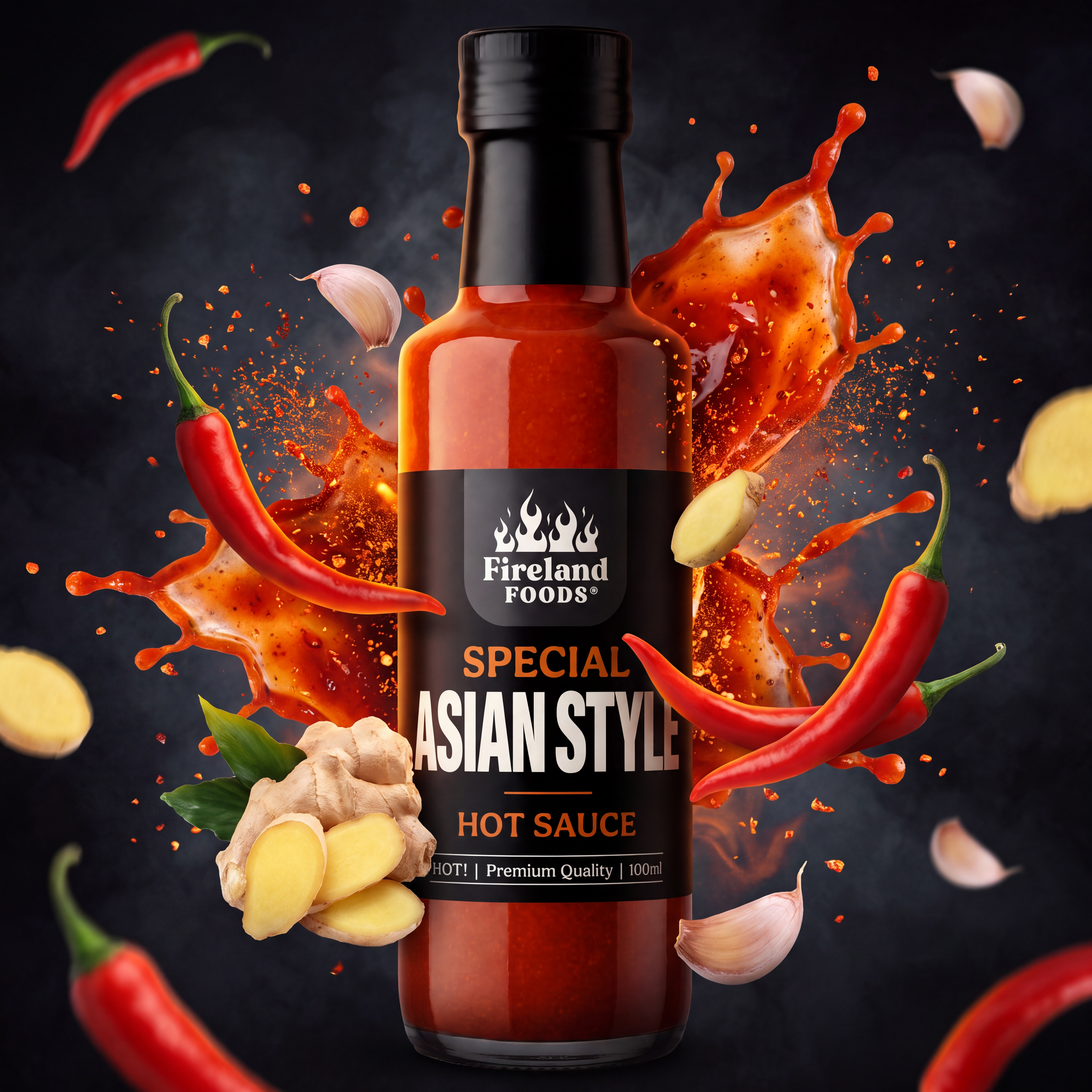 fireland-foods-asian-style-hot-sauce-chilisauce-100ml-ingwer image 2