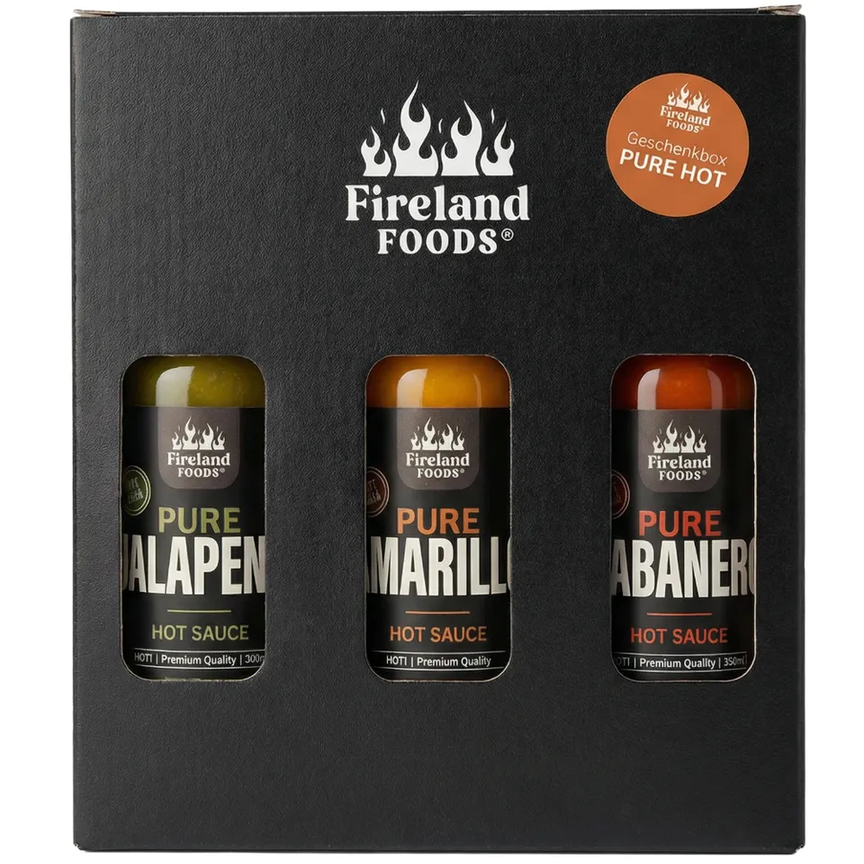fireland-pure-box-hot-sauce-set-3x100ml-geschenk-mild-fruchtig image 1