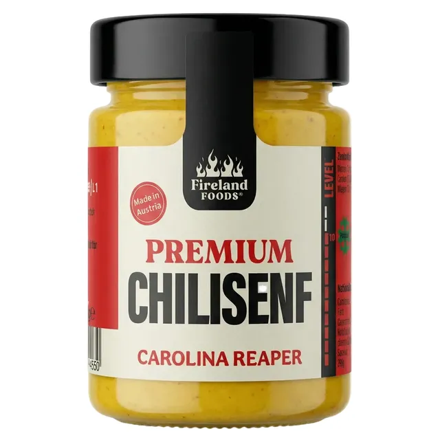 fireland-foods-chilisenf-carolina-reaper-senf-180g-extrem image 1
