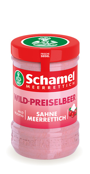schamel-wild-preiselbeer-sahne-meerrettich-135g-glas-fruchtig image 1
