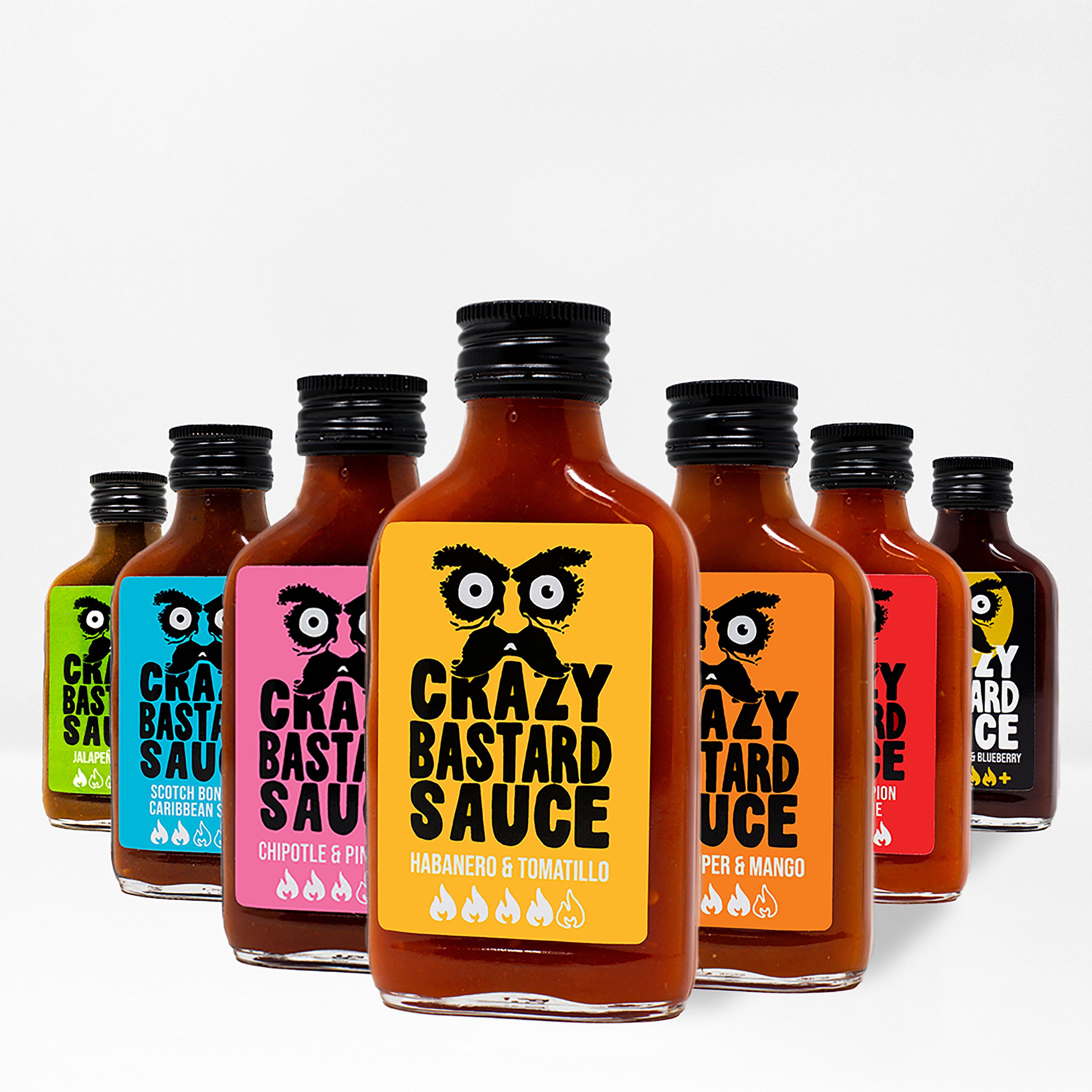 crazy-bastard-classics-box-7er-set-hot-sauces-7x100-ml image 2