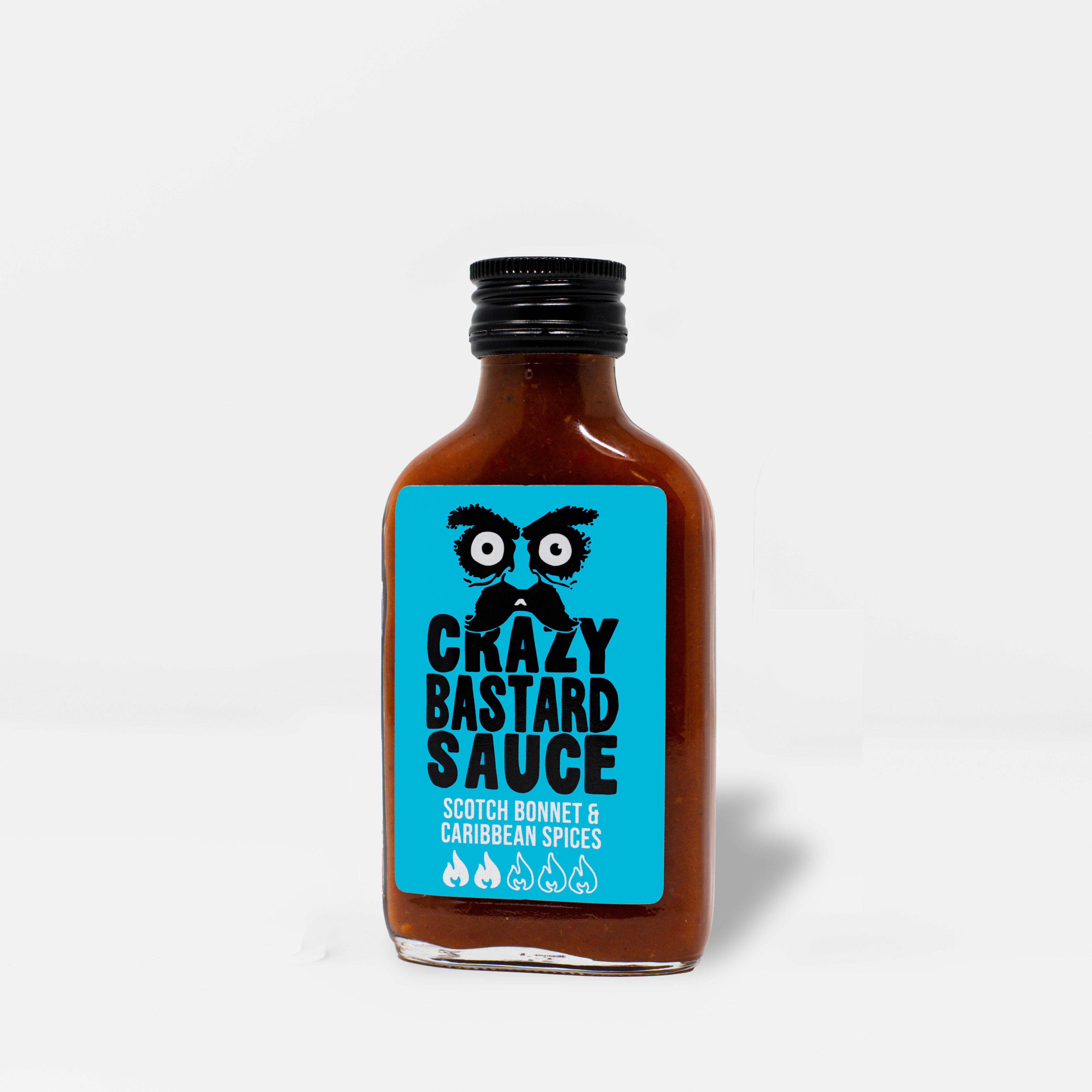 crazy-bastard-scotch-bonnet-chilisauce-100-ml-mittelscharf image 1