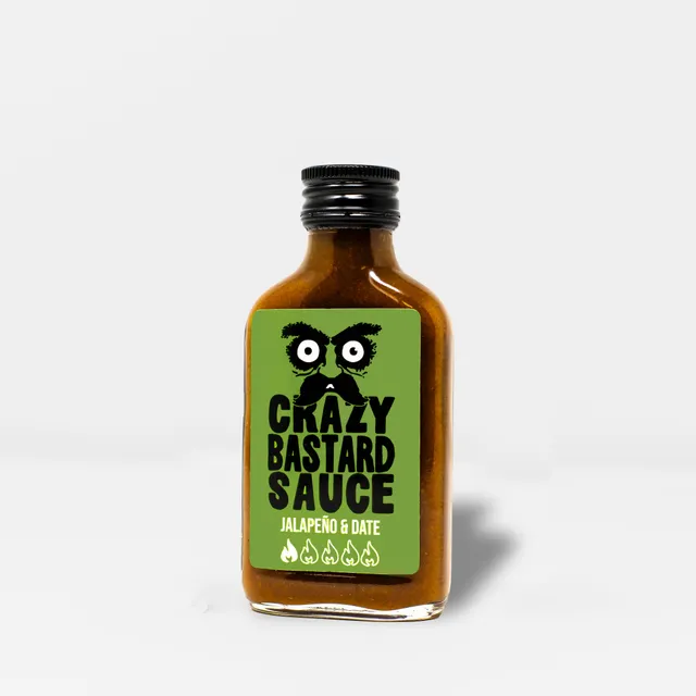 crazy-bastard-jalape-o-dattel-hot-sauce-100ml-mild image 1