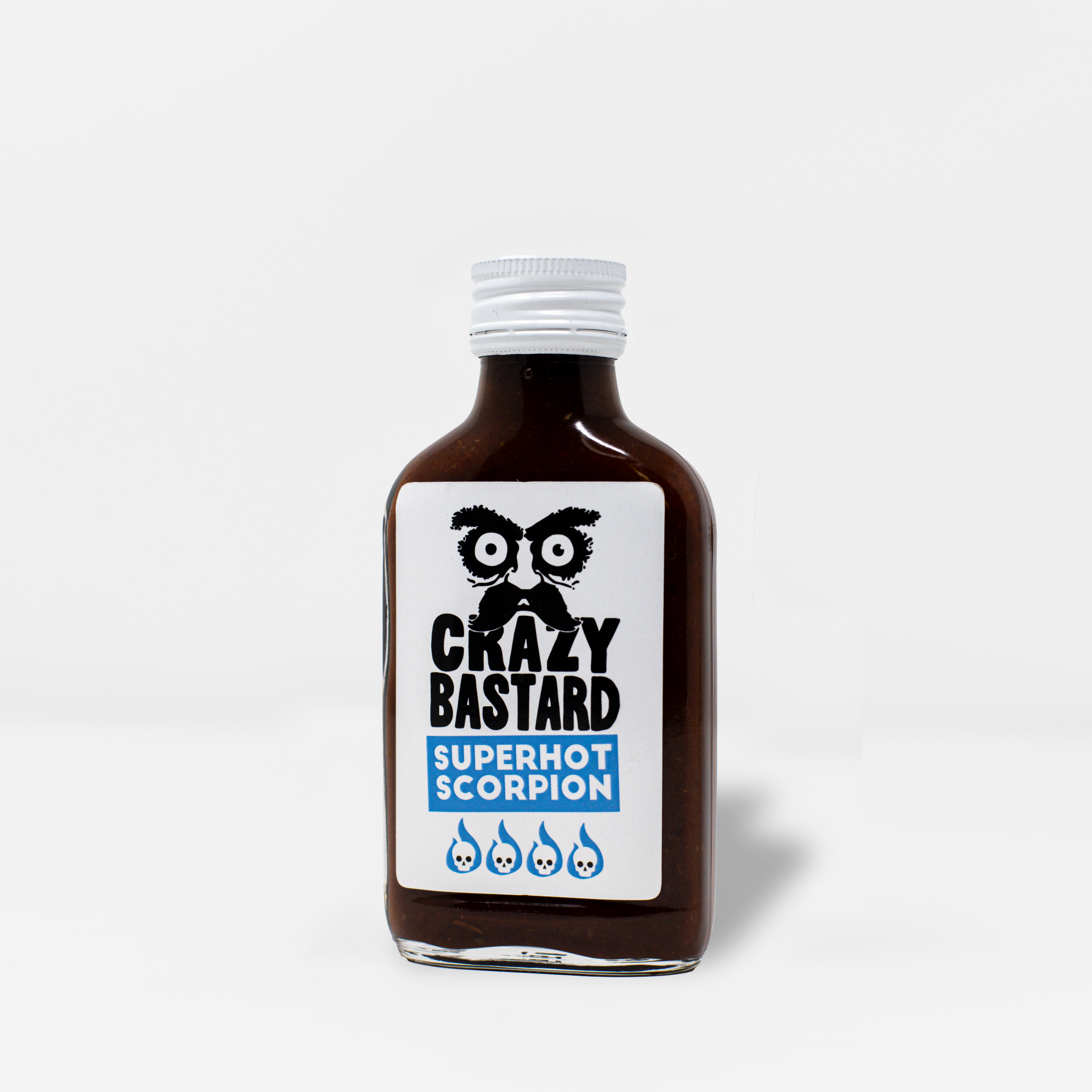 crazy-bastard-scorpion-super-hot-sauce-100-ml-fermentiert image 1