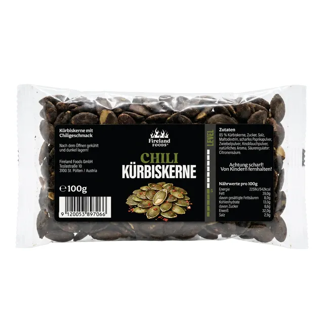 fireland-foods-chili-k-rbiskerne-snack-100-g-mittelscharf image 1