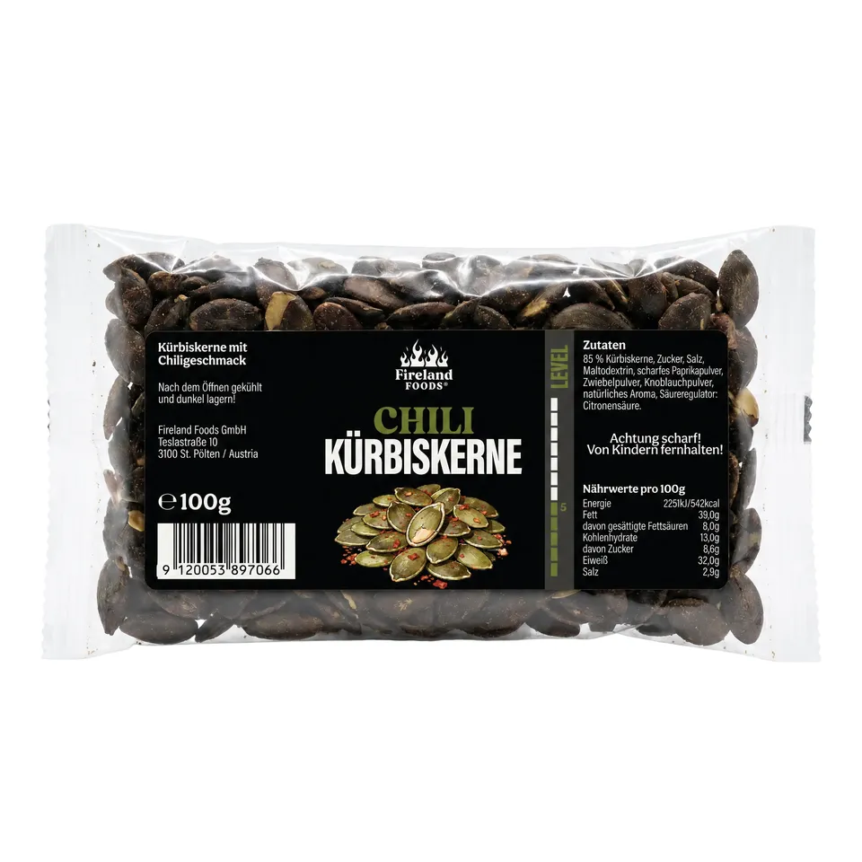 fireland-foods-chili-k-rbiskerne-snack-100-g-mittelscharf image 1