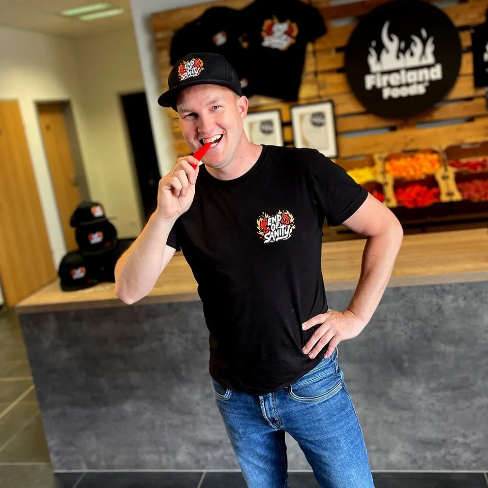 fireland-foods-end-of-sanity-t-shirt-herren-schwarz-l image 1